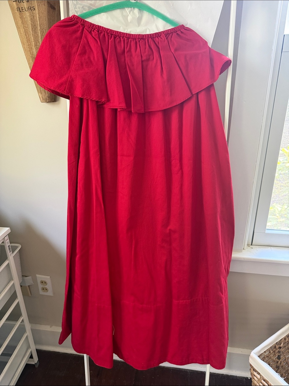 Tuckernuck Scarlet Off-Shoulder Ruffle Dress